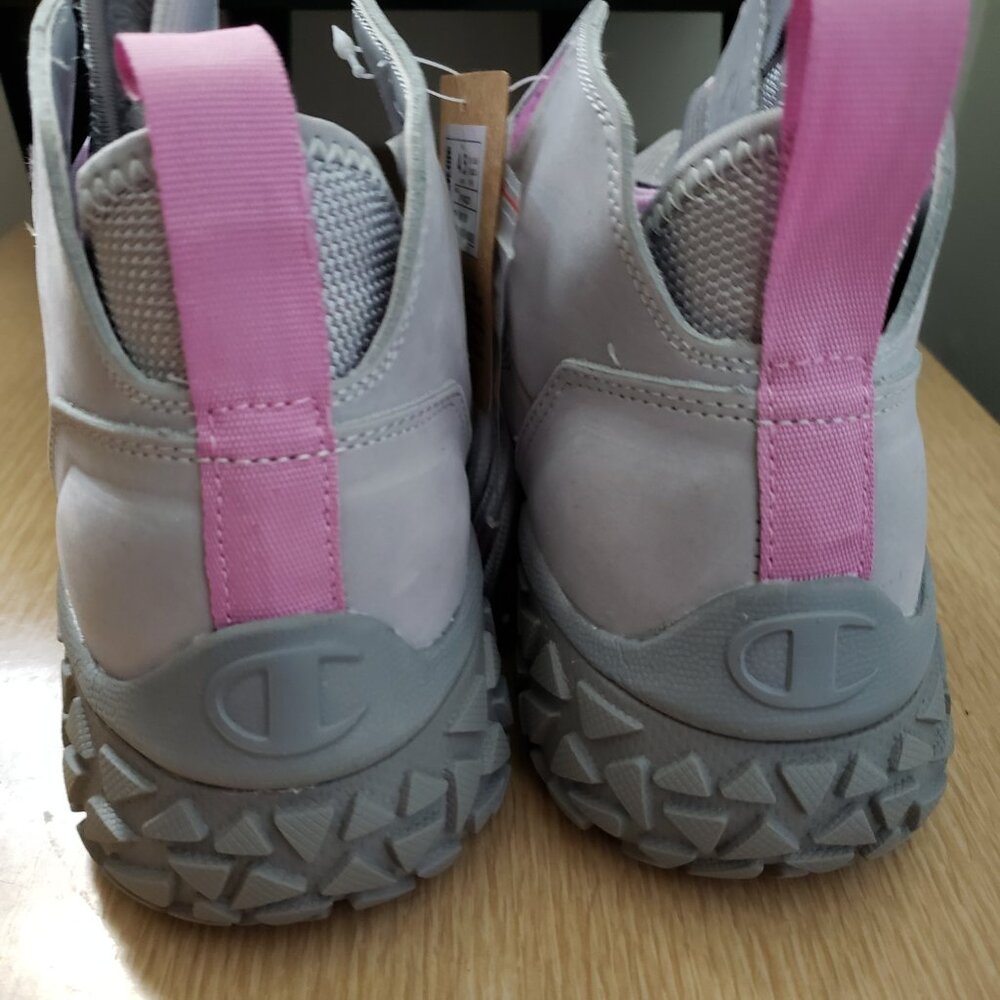 BNWT Champion Tank Grid Boot KICKS (4.5Y) in Silverstone/Porchid-grey - Picture 7 of 9